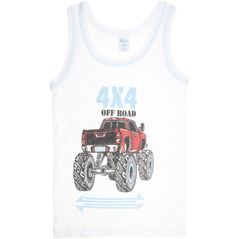 Biyo Kids αμάνικο φανελάκι με στάμπα «Off Road Vest Top»