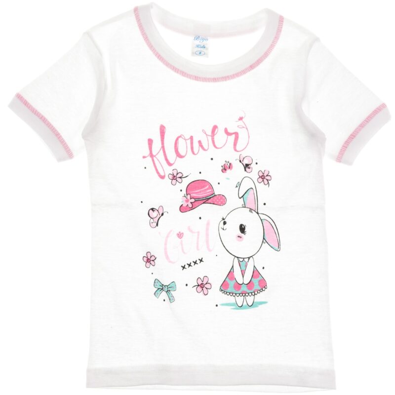 Biyo Kids φανελάκι με στάμπα «Flower Girl»