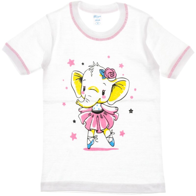 Biyo Kids φανελάκι με στάμπα «Elephant Ballerina»