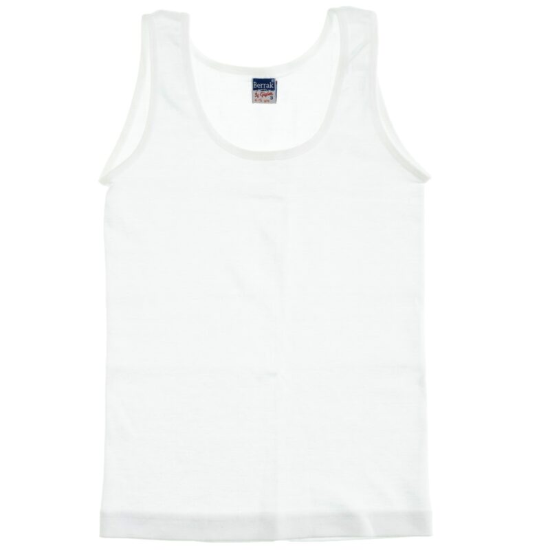 Berrak παιδικό φανελάκι «Plain White»