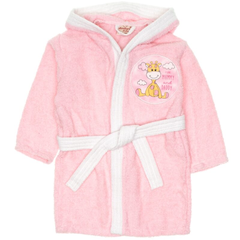 Minilori μπουρνούζι «I Love Mummy and Daddy»
