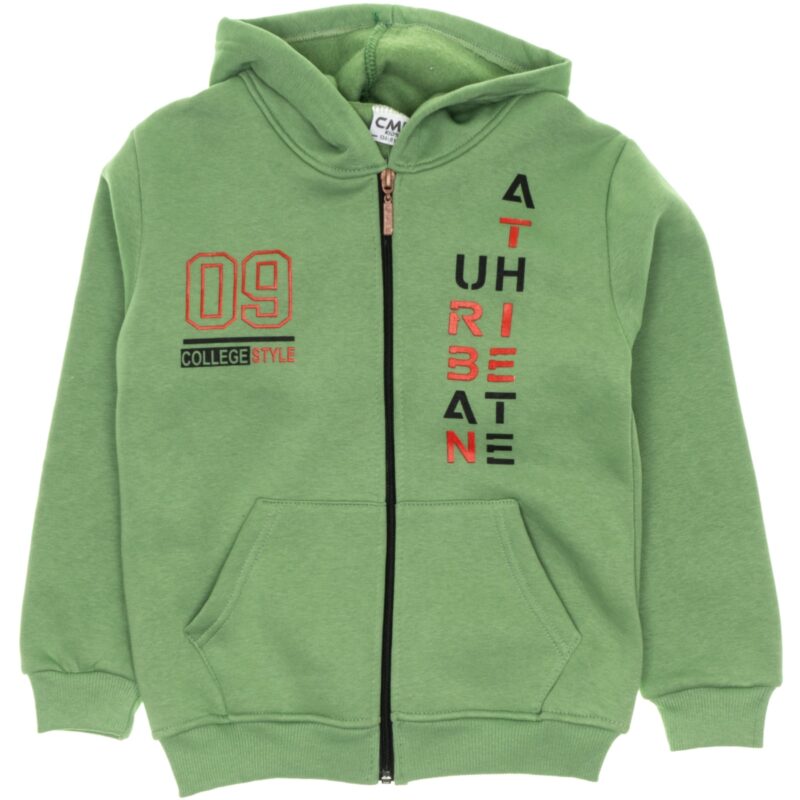 CMK Kids ζακέτα με κουκούλα και χνούδι «Urban Athlete»