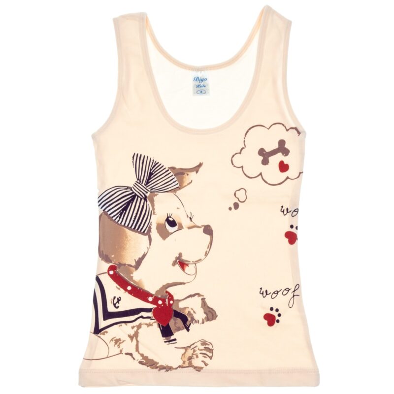 Biyo Kids φανελάκι με στάμπα «I Love Bones»