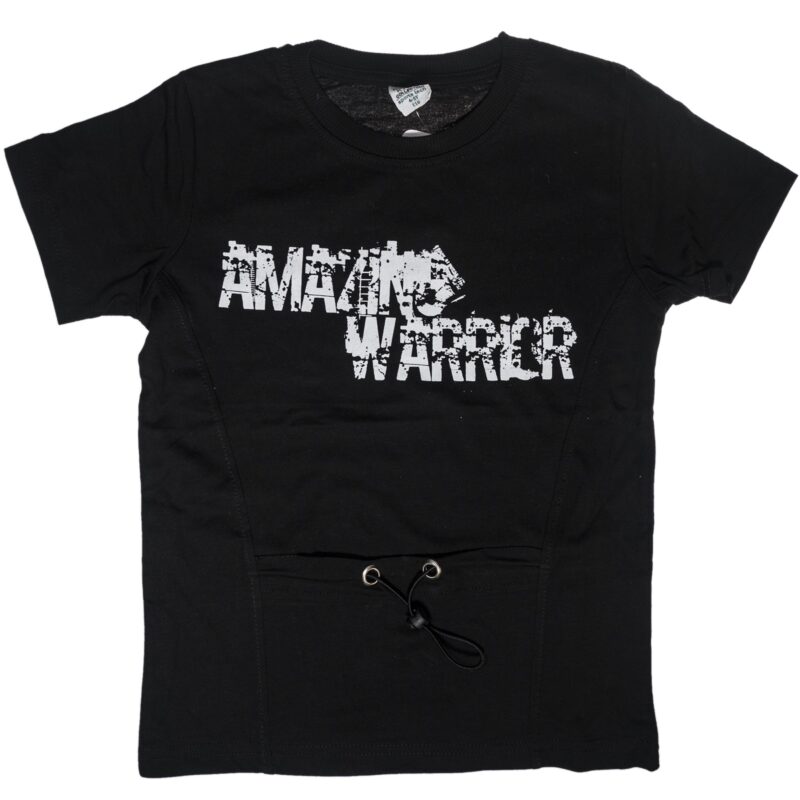 Waxmen κοντομάνικη μπλούζα με τύπωμα «Amazing Warrior in Black»