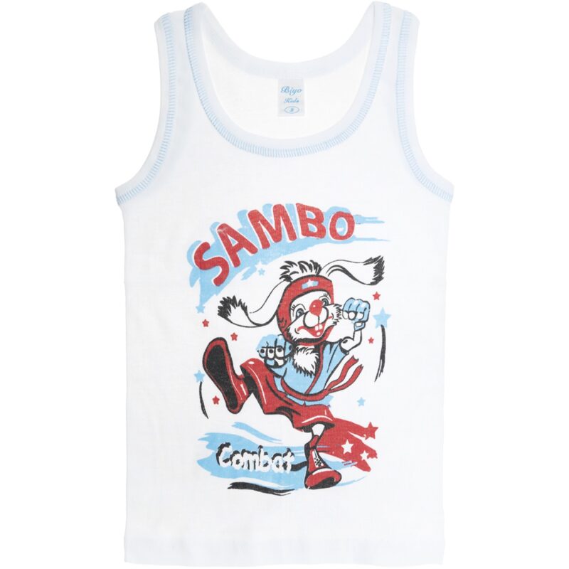 Biyo Kids αμάνικο φανελάκι με στάμπα «Boxing Vest Top»