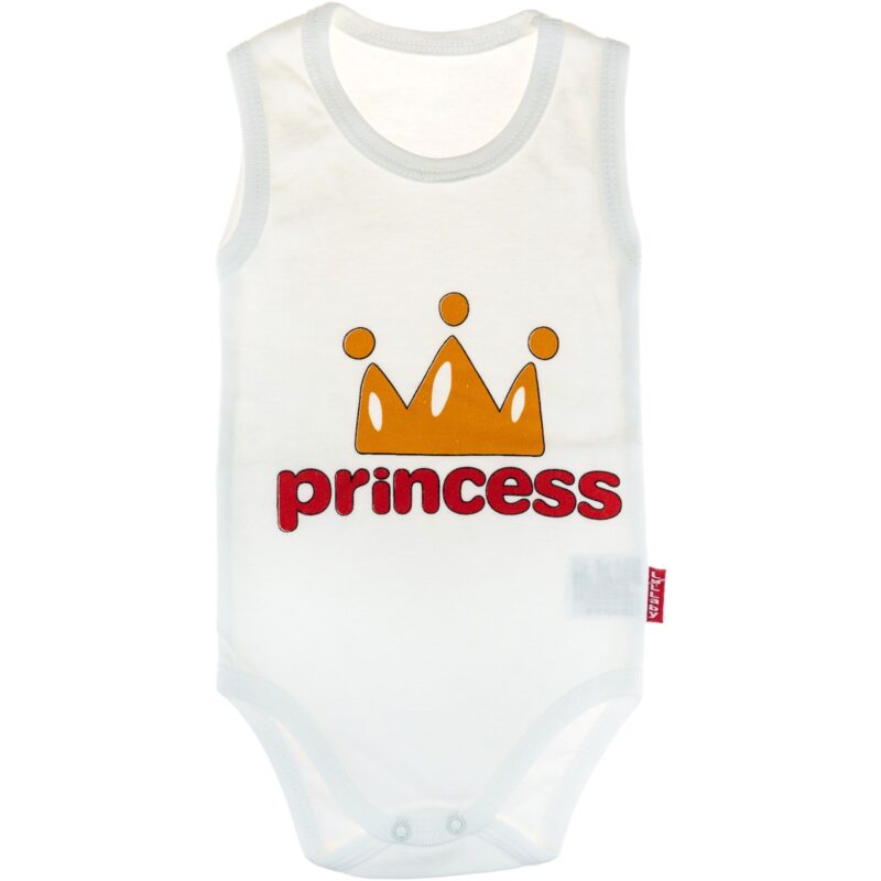 Lullaby αμάνικο βρεφικό κορμάκι «Princess»