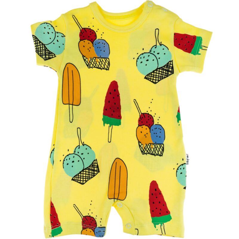 Baby Mii εμπριμέ φορμάκι «All the Ice Creams»