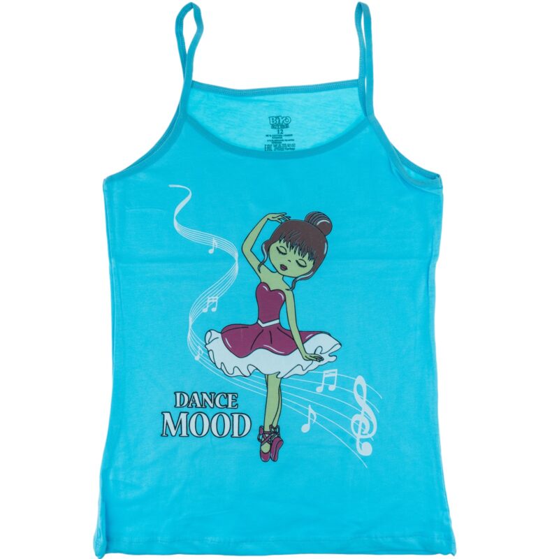 Biyo Kids αμάνικο φανελάκι με στάμπα «Dance Mood in Blue»
