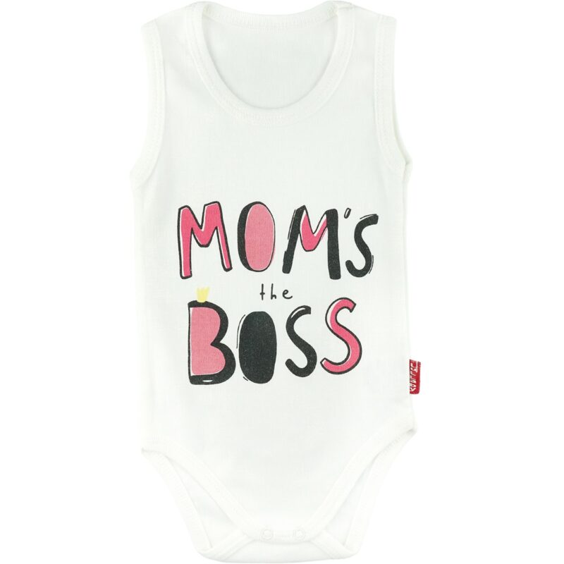 Lullaby αμάνικο κορμάκι «Mom’s The Boss»