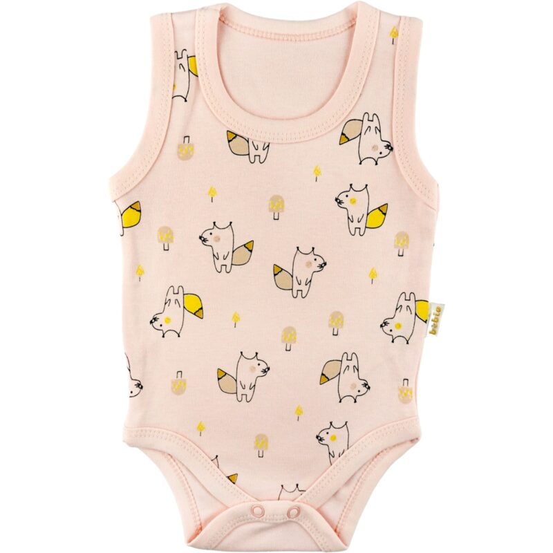 Biyo Kids αμάνικο κορμάκι «Pink Beaver»
