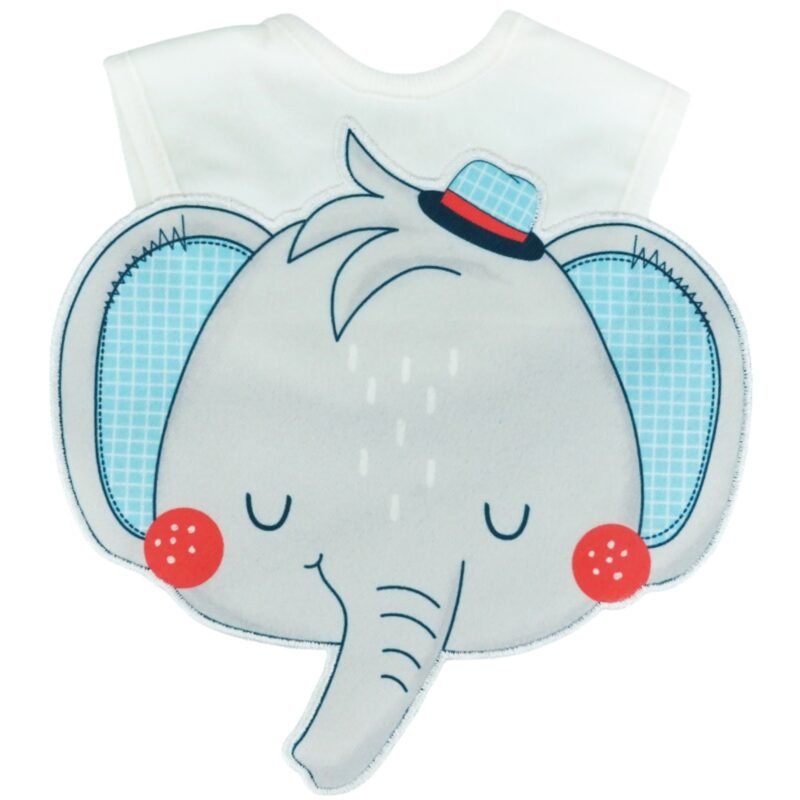 Baby Tone σαλιάρα φαγητού «Sleepy Elephant»