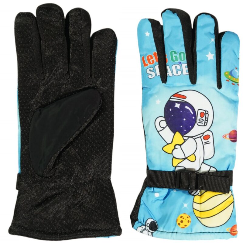 Sapkacim αδιάβροχα γάντια «Light Blue Astronaut» (4-8 ετών)