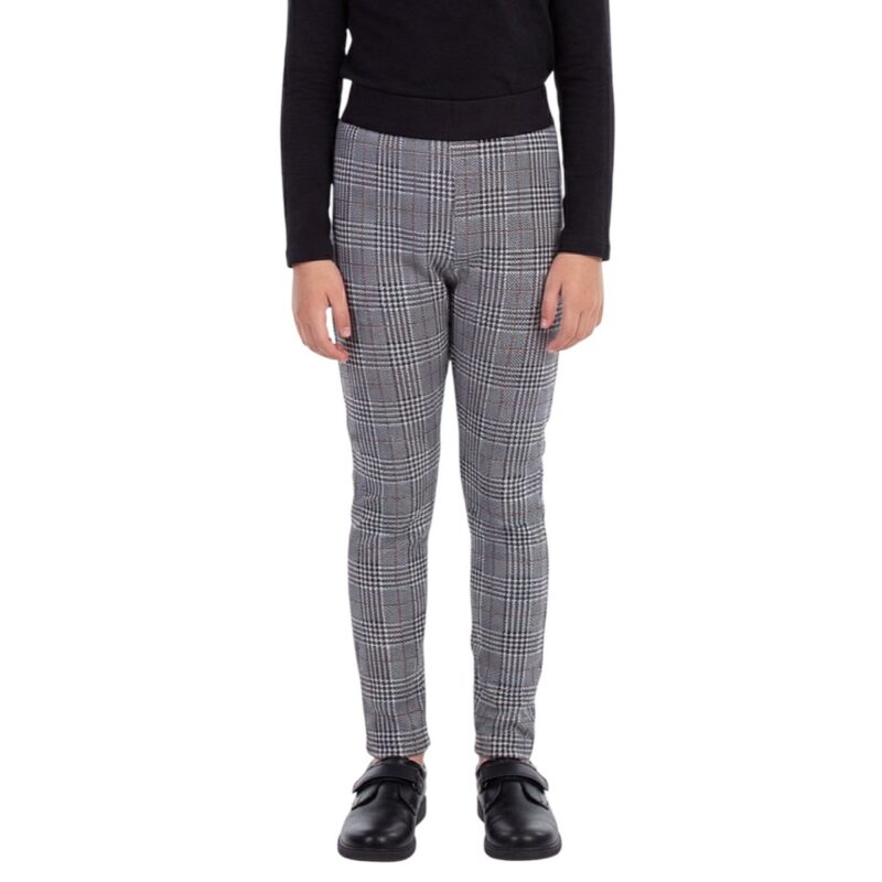 Miss Brum λεπτό κολάν «Brown Checkered»