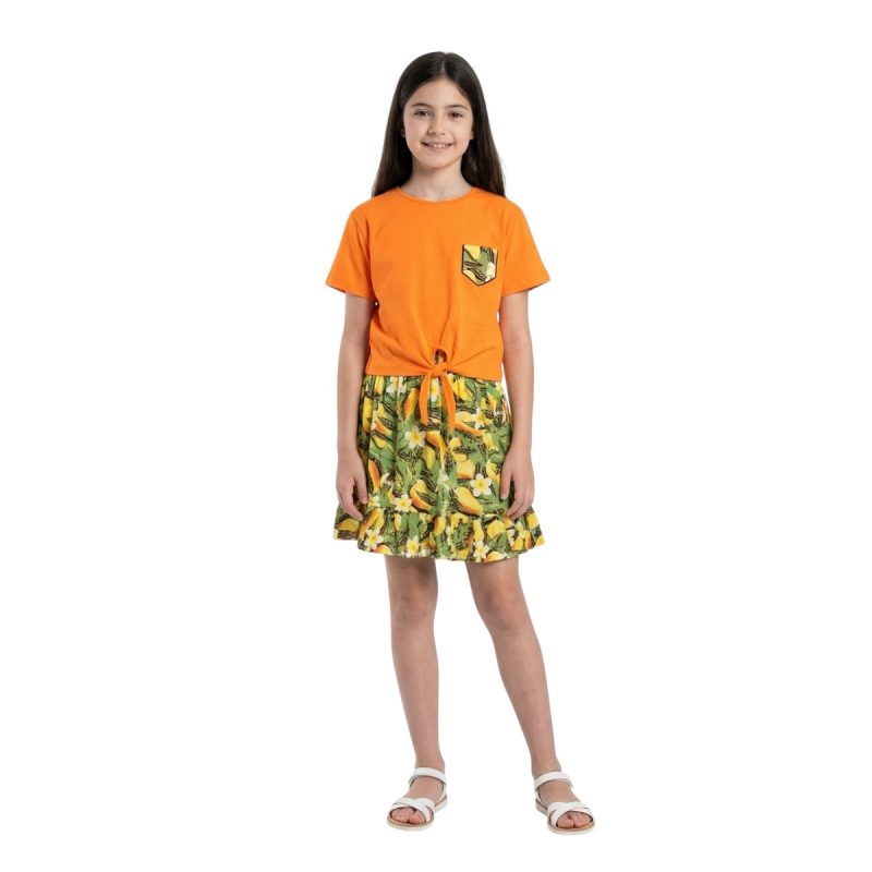 Deco σετ μπλούζα και φούστα «Mango»