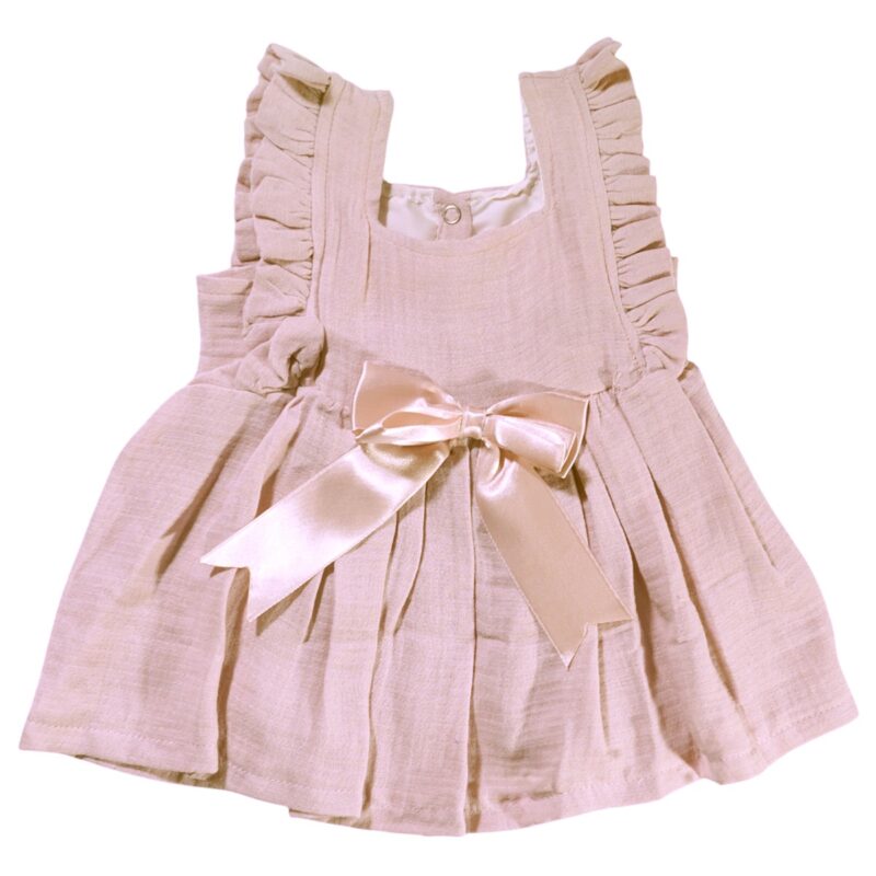 Mirabel Baby βρεφικό αμάνικο φορεματάκι «Delicate Bow»