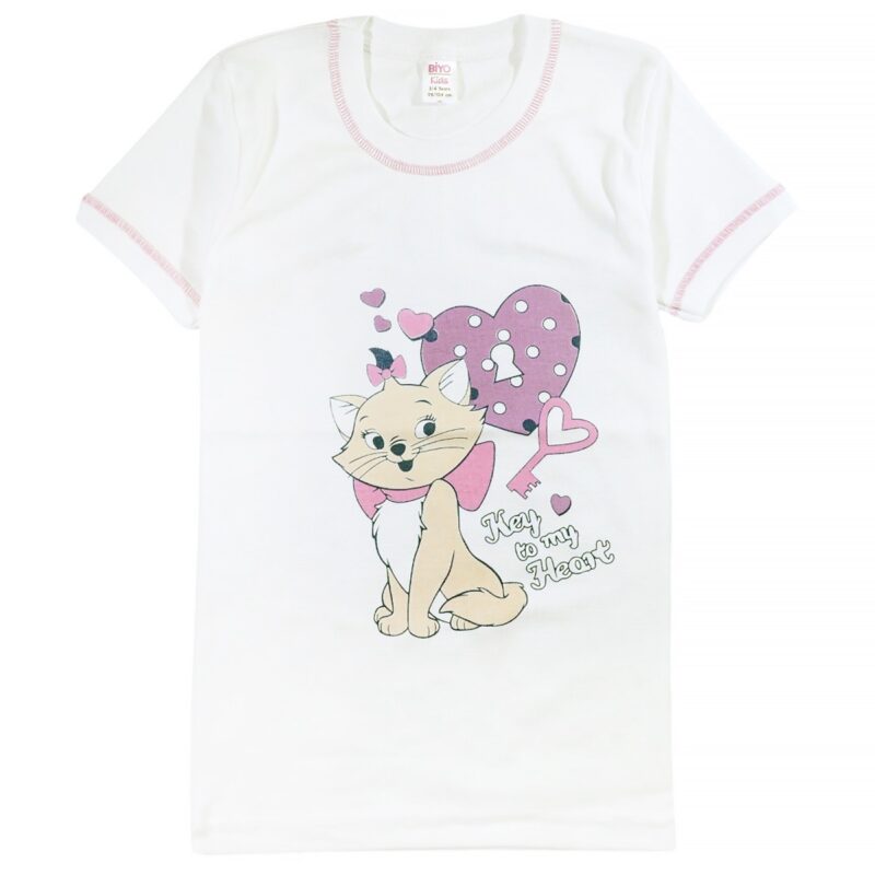 Biyo Kids φανελάκι με στάμπα «Key To My Heart»