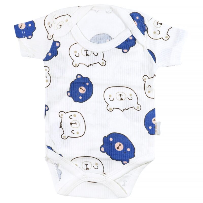 Nayinom κοντομάνικο κορμάκι «Blue Teddies»