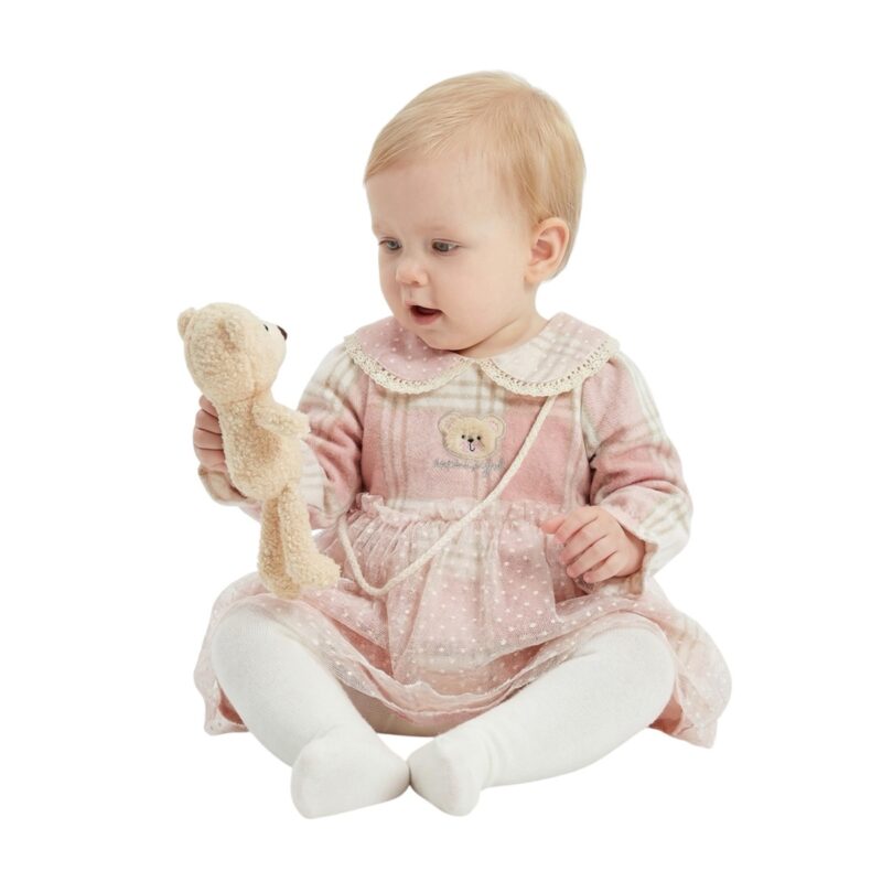 Cocosiss βρεφικό φορεματάκι με τσαντάκι «Little Girl»