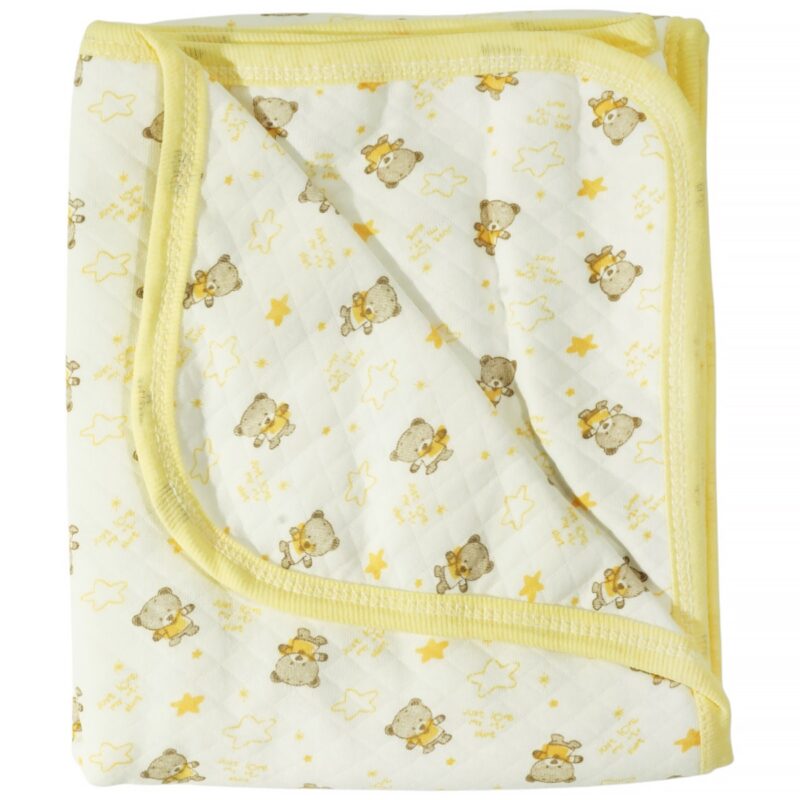 Ozlem πάνα αγκαλιάς «Yellow Baby Teddies» (0,94m x 0,98m)